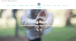 Desktop Screenshot of emilyroseyoga.com