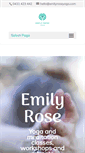 Mobile Screenshot of emilyroseyoga.com